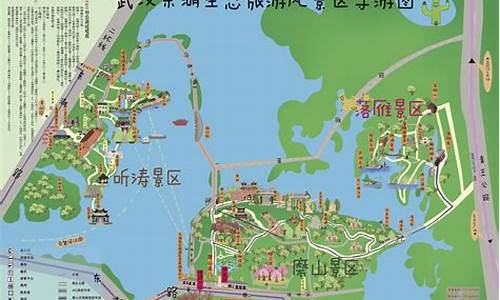 杭州西湖景点分布图_杭州西湖景点分布图简笔画