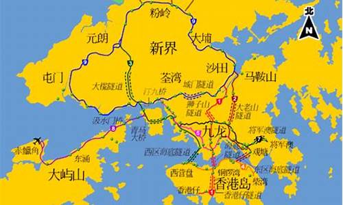 香港大屿山地图_香港大屿山地图全图大图